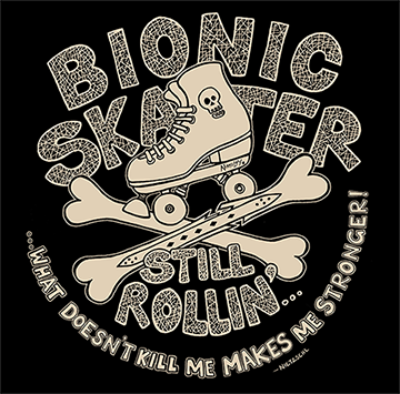 Bionic Skate women's t-shirt